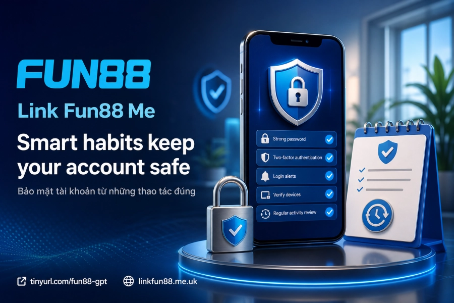 bảo mật tài khoản Fun88 – bảo vệ OTP và mạng cá nhân khi đăng nhập