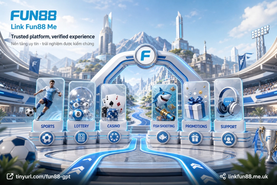 giới thiệu thương hiệu Fun88 Link Fun88 Me nền tảng giải trí châu Á