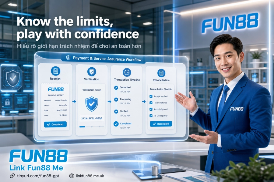 Điều khoản miễn trừ trách nhiệm Fun88 về thông tin và kỹ thuật cá cược trực tuyến