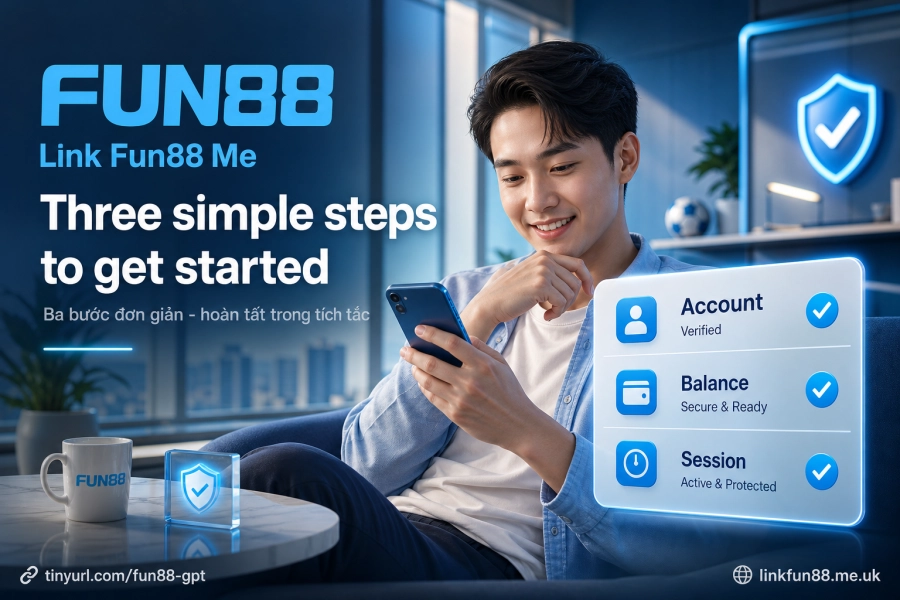 ba bước đăng ký Fun88 điền thông tin tài khoản và xác minh OTP